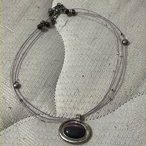 Purple necklace